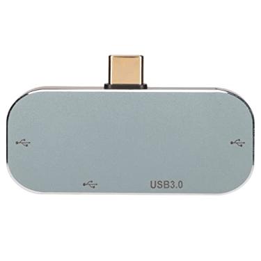 Imagem de ASHATA Adaptador USB C, taxa de 5 Gbps, altamente compatível, liga de alumínio USB C para USB 3.0 para iOS para Android, tablet, computador, adaptador USB C para USB de alta velocidade de transferência de dados