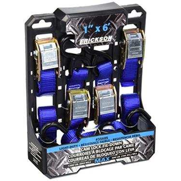 Imagem de Erickson 35605 Alça de amarração leve para bloqueio de câmera, pacote com 4 (capacidade de carga de 2,5 x 1,8 m)