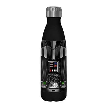 Imagem de Star Wars Garrafa de água de aço inoxidável Vader Front 482 ml, 482 ml, multicolorida