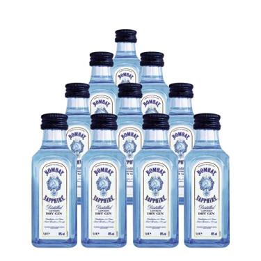 Imagem de Miniatura Gin Bombay Sapphire 50ml - Pack c/ 10 unidades