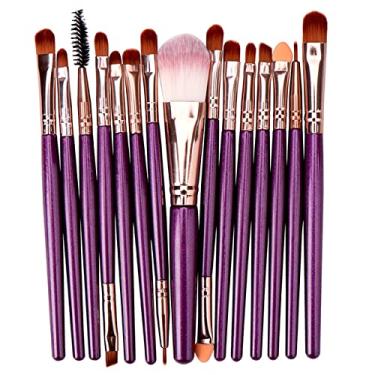 Imagem de 6 peças-20 peças conjunto de pincéis de maquiagem cosméticos para ferramentas de maquiagem para rosto feminino beleza profissional base blush sombra, t10, china