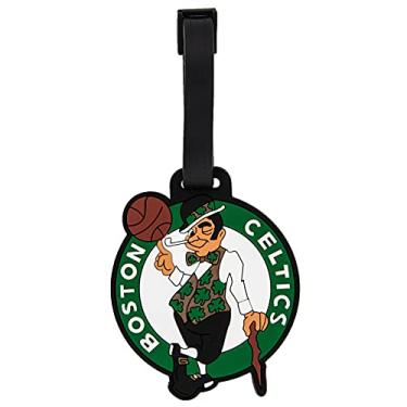 Imagem de Boston Celtics Team NBA National Basketball Association Bolsa com etiqueta de bagagem (etiqueta de bagagem de PVC)