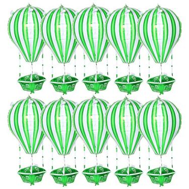 Imagem de 10 Pcs Balões De Alumínio Balão De Ar Quente Balões De Aniversário Infantil Balões De Filme De Alumínio Decoração De Balões De Aniversário Folha De Alumínio Decorações 4d Confessou