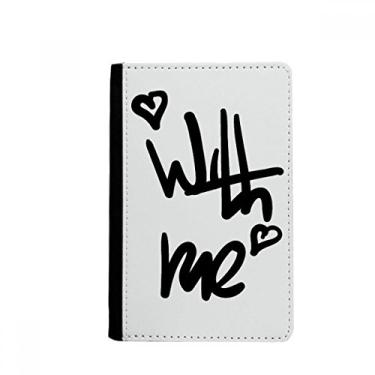 Imagem de Porta-passaporte com citação engraçada com escrita à mão Notecase Burse carteira porta-cartão, Multicolor