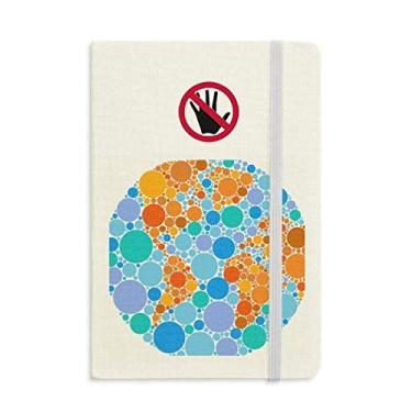 Imagem de Caderno secreto da terra mapa do mundo laranja azul diário clássico A5