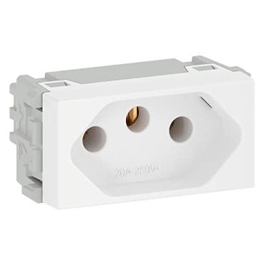 Imagem de Tomada 2P+T 20A - 250V, Refinatto BRANCO