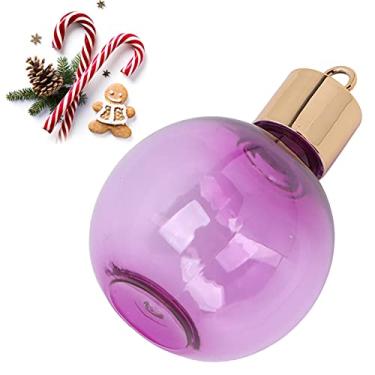 Imagem de Enfeites de Natal Bolas, Frascos de Perfume Recarreg¨¢veis ??Requintadas Decora??es de Natal Bolas para Produtos de Beleza DIY Perfumes ¨®leos Essenciais(purple), Frascos de Perfume Recarreg¨¢veis ?