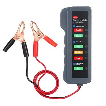 Imagem de pedkit Alternador de bateria de carro de 12 V testador de alternador de condição de bateria digital LED com clipe de cobre para carro e motocicleta