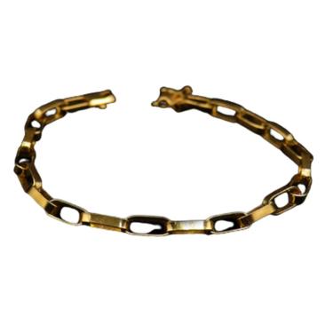 Imagem de Pulseira Tijolinho moeda antiga 5 milimetros luxuoso