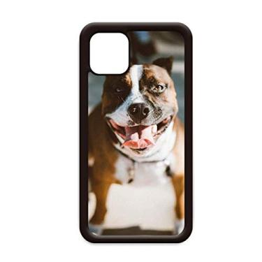 Imagem de Bulldog Pet Animal com imagem assustadora para iPhone 11 Pro Max capa para celular Apple
