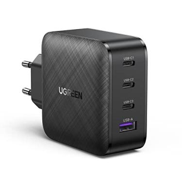 Imagem de UGREEN Carregador USB C de 65 W, carregador GAN PD 3.0 compatível com 20 W, carregador rápido tipo C suporta QC 4.0 compatível com iPhone 14 13 12 Mini Pro Max, iPad Pro, Macbook,