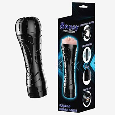 Imagem de Masturbador Lanterna Com Vibro Vagina Pele Bussy Vibration