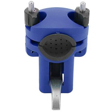 Imagem de Suporte de vara de pesca de liga de alumínio, suporte de vara de pescaria, suporte de vara de pescaria, espesso, antiderrapante, durável, para amantes de vara de pesca ao ar livre (azul)