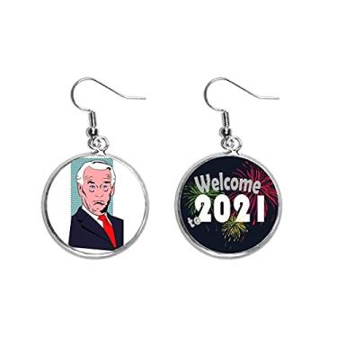 Imagem de American USA President Serious Shocked Ear Pendants Jewelry 2021 Blessing