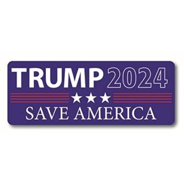 Imagem de Trump 2020 Keep America Great - Ímã de carro retangular 3x8, festa republicana, ótimo para carro, caminhão, SUV, caixa de correio, geladeira