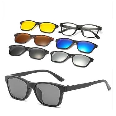 Imagem de Armação de Óculos + 5 Lentes Clip On 2246 Marca Vinkin UV400