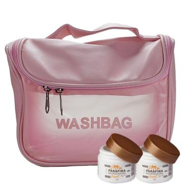 Imagem de Necessaire Washbag + 2 Parafinas Bronzeadora Gold Lorkin FPS8 30 gr