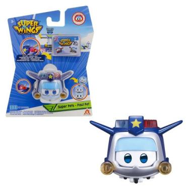 Imagem de Brinquedo Mini Figura Super Wings Super Pet Paul Azul Para Crianças A
