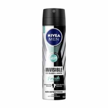Imagem de Desodorante Spray Nivea Men Invisible Black White 150ml