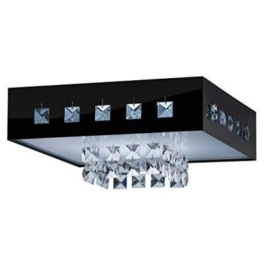 Imagem de Plafon Vienna LED 127V 6500K, LLUM Bronzearte, 36203, 20W, Preto, 30X30cm