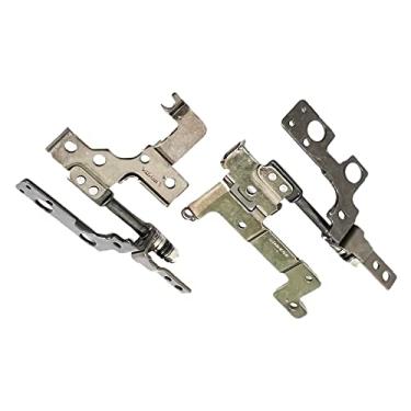 Imagem de ZAHARA L&R Conjunto de kit de suporte de dobradiça de tela LCD esquerda e direita para Lenovo Thinkbook 15-IML 15-IIL 20RW, 20SM (versão de metal)