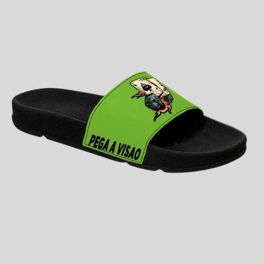 Imagem de Chinelo Slide Adulto e Infantil Desenho Kids Confortável Estampado Baralho-Masculino