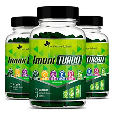 Imagem de Kit Vitamina C E D3 Própolis Zinco 3x 60 Capsulas - Flora Nativa