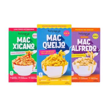 Imagem de 3 Holy Mac Holy Soup Macarrão Proteico Sem Glúten Sabores