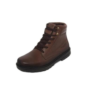 Imagem de Bota Masculina Pegada Couro Marrom - 39