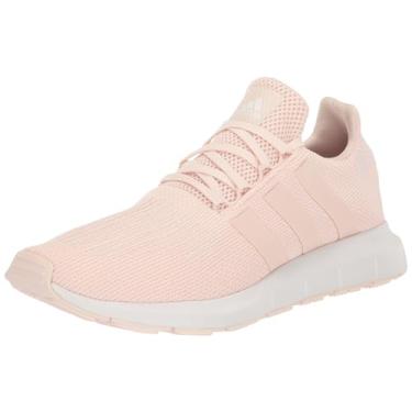 Imagem de adidas Tênis feminino Swift Run Legacy, Quartzo Wonder/Quartzo Wonder/Branco, 9.5