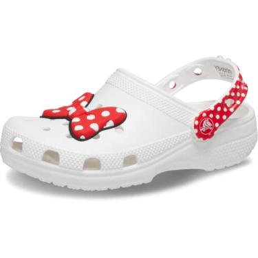 Imagem de CROCS Disney Minnie Mouse Classic Clog K - White/Red - C12, 208711-119-C12, Kids Unisex, White/Red, C12