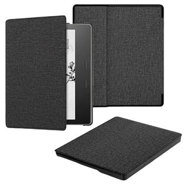 Imagem de Capa Para Kindle Oasis 10º Geração 2019 - Tela 7 Polegadas - Modelo S8IN40 - Com Alça Para As Mãos - YOUTEK (Preto) - NÃO COMPATÍVEL COM 12ª GERAÇÃO LANÇADOS EM 2024