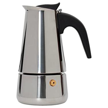 Imagem de Mimo Style Cafeteira Italiana Moka de Aluminio Com Alça Café Expresso Para 4 Cafézinhos, Capacidade 200 ml, Feita de Materiais Leves e Ideal Para sua Cozinha