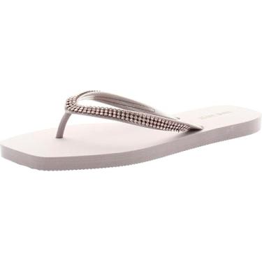 Imagem de Nine West Chinelos femininos, Branco, 40