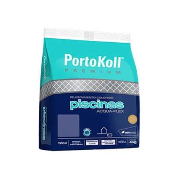 Imagem de Rejunte para piscina aqua flex azul royal 4kg  - portokoll