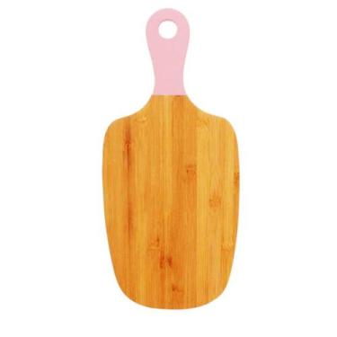 Imagem de Tábua para Corte Nature Candy Cor Rosa 19x43Cm Bambu - Mai Home