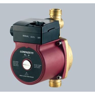 Imagem de Pressurizador PL9 Preto/Vermelho 220v - Lorenzetti