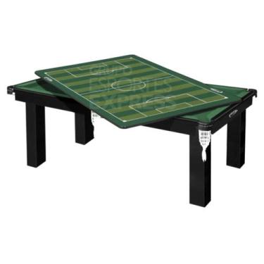 Imagem de Mesa Multi Uso 4 Em 1 = Sinuca + Futebol de Botão + Ping Pong + Mesa p