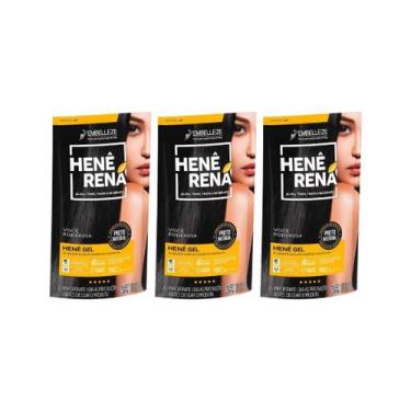 Imagem de Hene Rena 180G Preto Natural - Kit Com 3Un - Embelleze