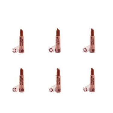 Imagem de Kit 6 Batom Colors Cor 23 Cacau 3,8gr - Ramona Make Up