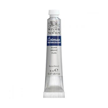 Imagem de Tinta Aquarela em Tubo Cotman Winsor & Newton Silver 617, SILVER - 617