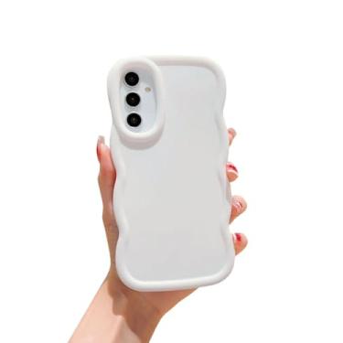 Imagem de Sunswim Capa para Galaxy A13 5G Design de Borda Ondulada, Antiderrapante, Bonita, Ondulada, Encaracolado, Forma de Moldura para Mulheres e Meninas, Capa Protetora de Silicone Macio à Prova de Choque