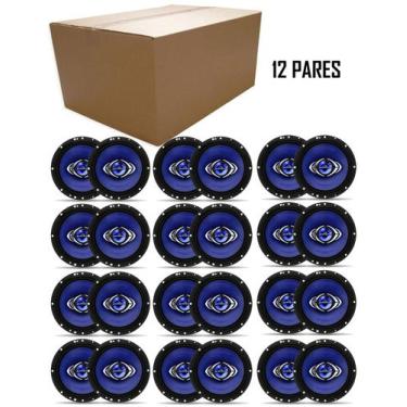 Imagem de Kit 12 Pares Alto Falante Hurricane Quadraxial CM6 6" Polegadas 130W (