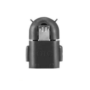 Imagem de Adaptador Micro Usb Robo Otg Para Celular Android V8 Preto - Produto D