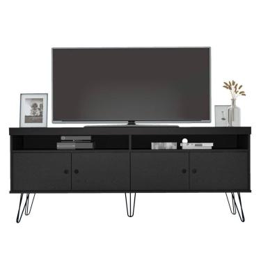 Imagem de Rack Para Tv Até 60 Polegadas Liberty Preto Artely Preto Fosco