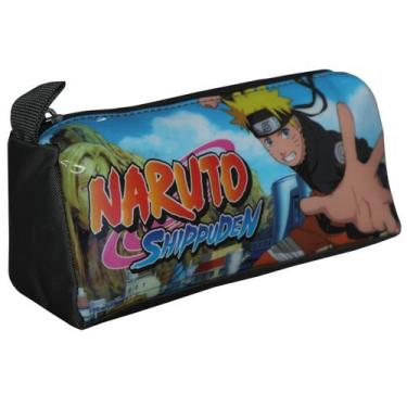 Imagem de Estojo Escolar Infantil Juvenil Do Naruto Shippuden 1 Ziper Anime Game