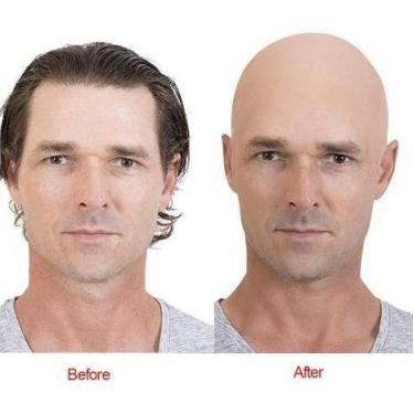 Imagem de Careca Falsa De Látex Fantasia Personagens - Lynx produções