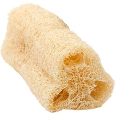 Imagem de 6 Esponja Bucha Pequena Vegetal Natural P/banho Esfoliação - BUCHAS J.
