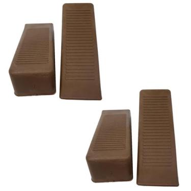 Imagem de 4 Fixadores Calço de Porta Barato e Simples Utensílio Doméstico - Maxx