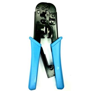 Imagem de Alicate de Crimpar Rj45 Rj11 Rj10 Com Catraca 5684r - golden cabo